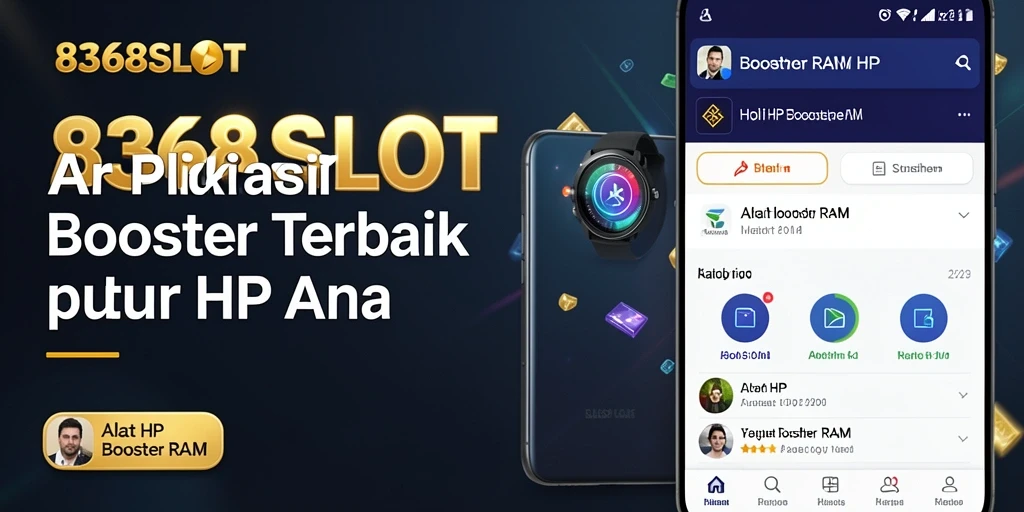 Antarmuka dan fungsi utama 8368SLOT sebagai Booster RAM.