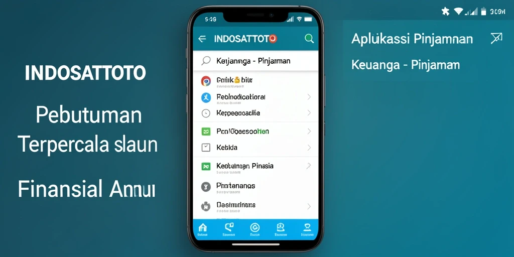 Tampilan antarmuka aplikasi INDOSATTOTO yang user-friendly.