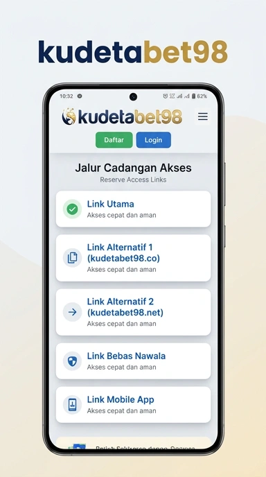 Link Alternatif Resmi kudetabet98 Untuk Pengguna Android